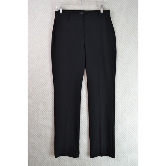Express Editor Women's 6 Tall Black Mid Rise Bootcut Pant - Picture 1 of 15